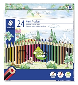 Staedtler set olovki u boji Noris Upcycled Wood (24)